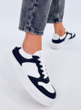 Sneakersy damskie pandy biały/czarny