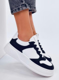 Sneakersy damskie pandy biały/czarny
