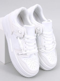 Sneakersy na wysokiej podeszwie WHITE
