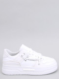 Sneakersy na wysokiej podeszwie WHITE