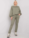 Stylowy damski komplet w khaki