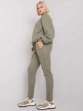 Stylowy damski komplet w khaki
