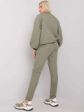 Stylowy damski komplet w khaki