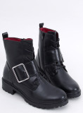 Botki sznurowane EWA BLACK