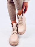 Traperki damskie ocieplane LIA BEIGE