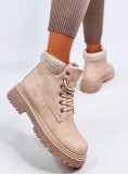Traperki damskie ocieplane LIA BEIGE