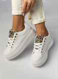 Damskie Sneakersy WHITE/LEOPARD