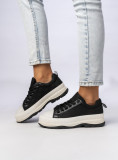 Damskie Sneakersy BLACK/WHITE