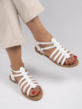 Sneakersy damskie eleganckie w kolorze White