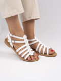 Sneakersy damskie eleganckie w kolorze White