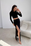 Czarna bluzka Linnea