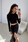 Czarna bluzka Linnea