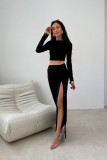 Czarna maxi spódnica Ottilia