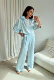 Spodnie w kolorze baby blue