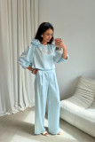 Spodnie w kolorze baby blue