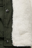 Zimowa parka w kolorze khaki z futerkiem