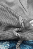 Jeans szara bluza