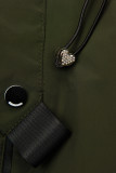 Khaki przejściowy płaszcz/parka