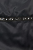 Granatowa parka FASHION