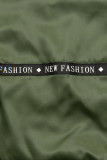 Oliwkowo-zielona parka FASHION