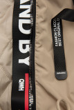 Cappuccino długi płaszcz/parka