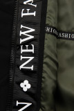 Lekka przejściowa parka FAHION czarna/khaki