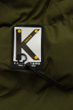 Ocieplana bomber kurtka bomber Zieleń wojskowa