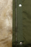 Khaki parka z odpinaną podszewką i futerkiem