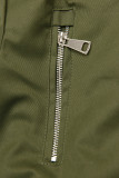 Khaki parka z odpinaną pluszową podszewką