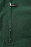 Ocieplana parka zielona/ecru