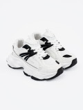 Sneakersy na grubej podeszwie białe