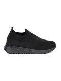 Czarne slip-on sneakers