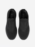 Czarne slip-on sneakers