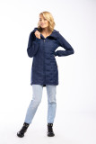 Bluza z dwoma zamkami niebieska