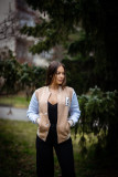 Zielona bejsbolowa bluza