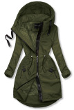 Khaki przejściowy płaszcz/parka