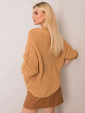 Camelowy oversize sweter OCH BELLA