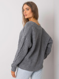 Grafitowy oversize sweter OCH BELLA