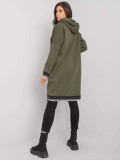 Khaki damska rozpinana bluza