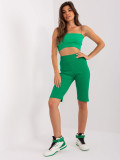 Zielone szorty rowerowe