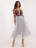 Elegancka midi spódnica z tiulu