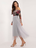Elegancka midi spódnica z tiulu
