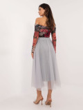 Elegancka midi spódnica z tiulu