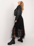 Elegancka midi spódnica z tiulu