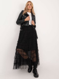 Elegancka midi spódnica z tiulu