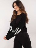 Stylowa czarna bluza