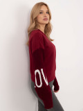 Stylowa czerwona bluza