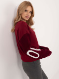 Stylowa czerwona bluza