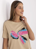 Stylowe T-shirt z aplikacją
