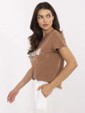 T-shirt-CLM-TS-1726.87-jasny brązowy